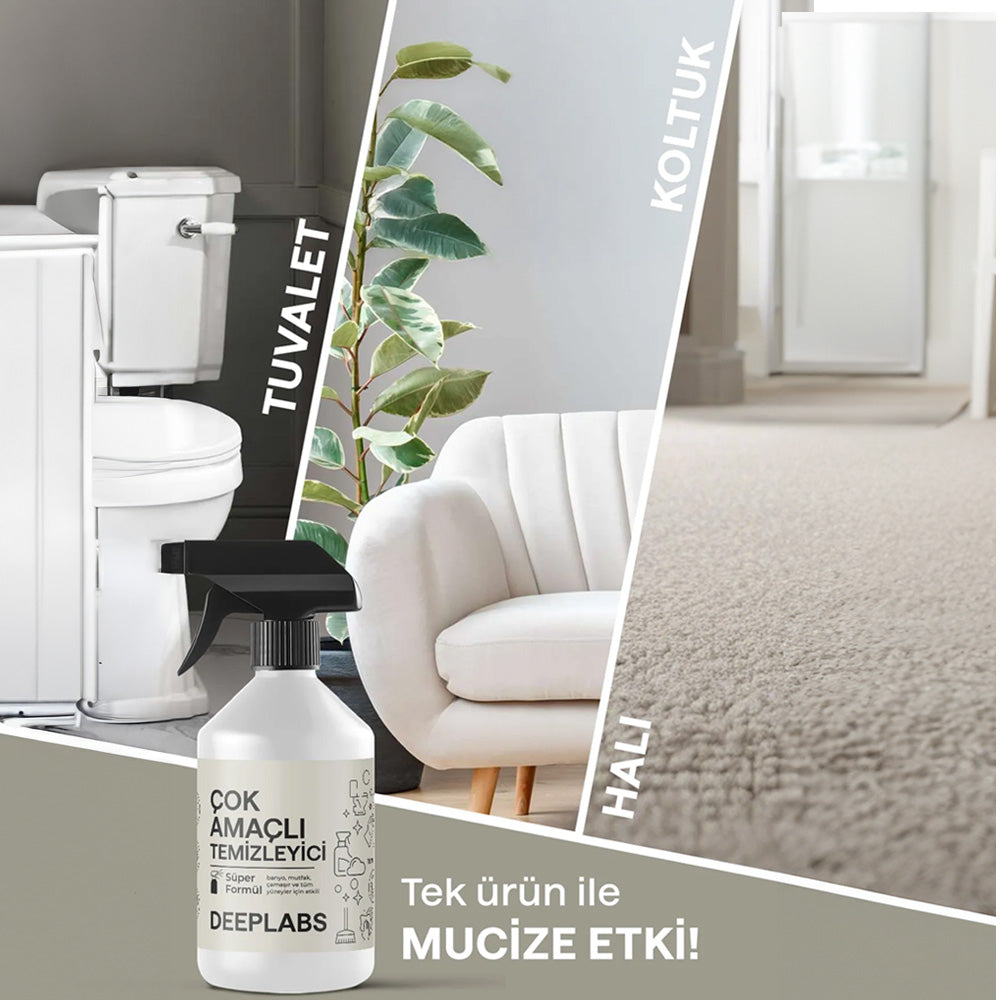 Tüm Yüzeyler İçin Ultra Güçlü Temizleyici, Leke Çıkarıcı Formül