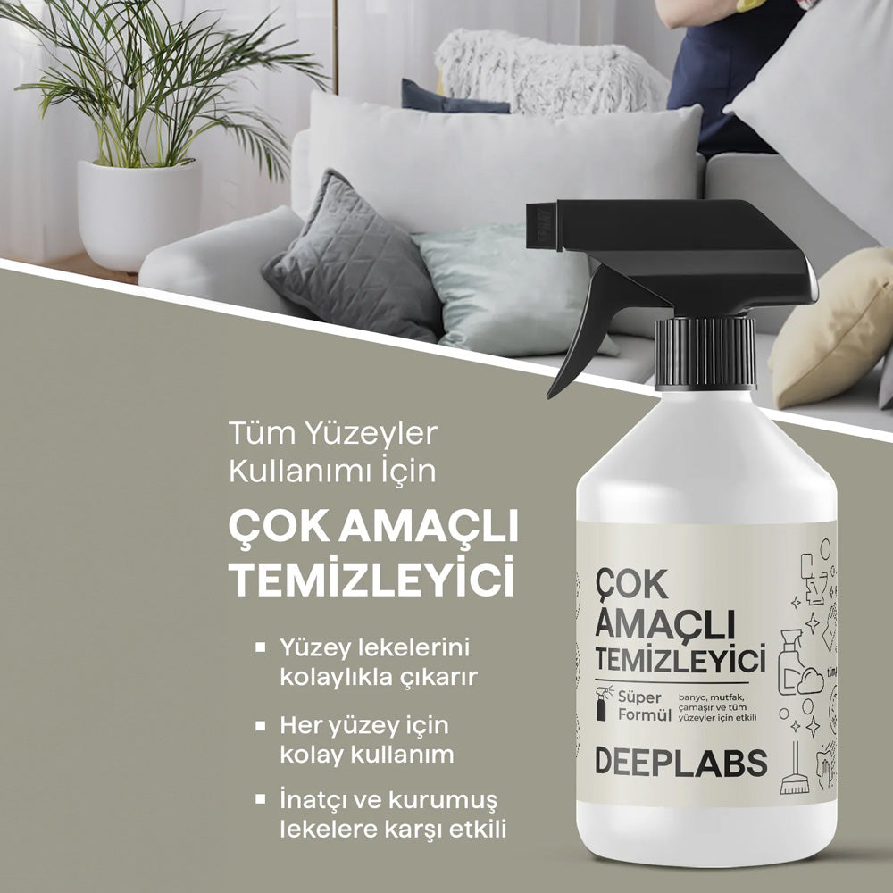 Tüm Yüzeyler İçin Ultra Güçlü Temizleyici, Leke Çıkarıcı Formül
