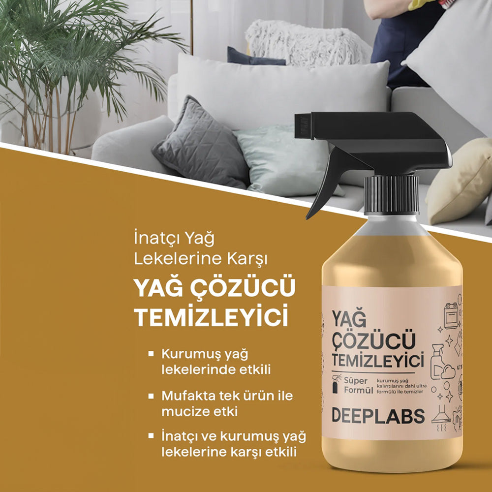 Ultra Güçlü Aspiratör, Izgara, Fırın, Ocak, Tava Yanmış Yağ Çözücü Anında Etkili